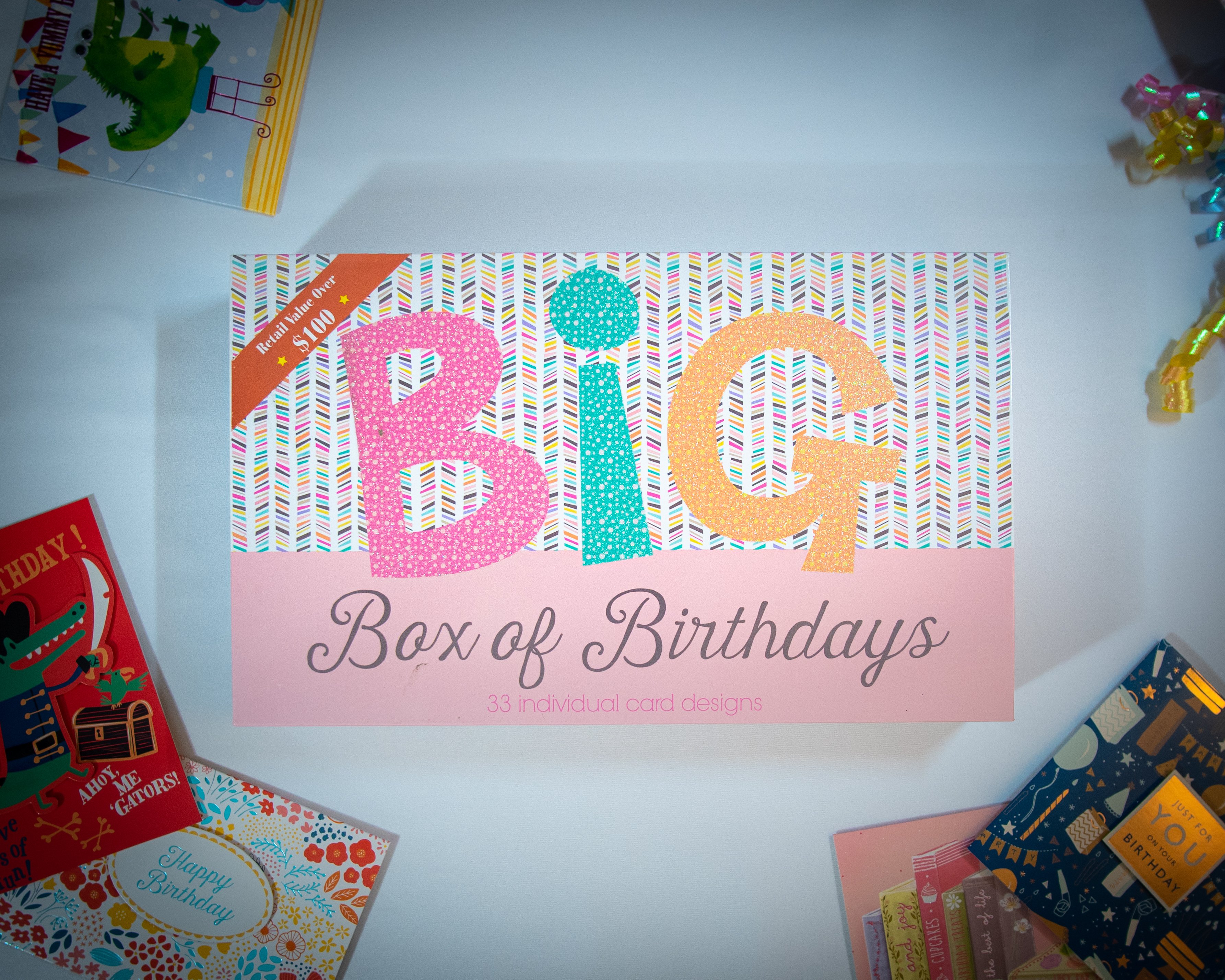 BIG BOX of Birthday Cards